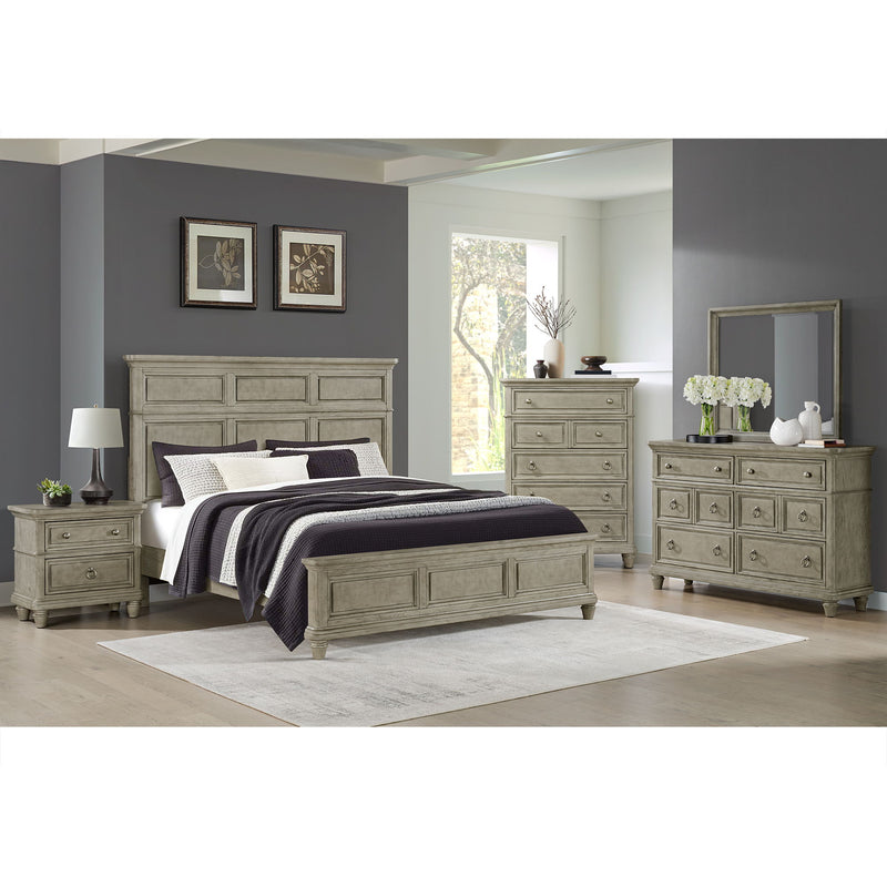 Whit-Ash - 6-Drawer Dresser - Light Gray