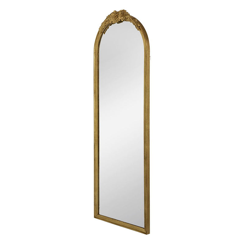 Floor Mirror, Full Body Mirror Dressing Make Up Mirror For Bathroom Bedroom Living Room - Gold