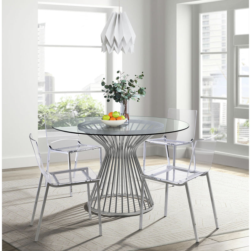 Lavinia - Dining Chair Chrome (Set of 2)