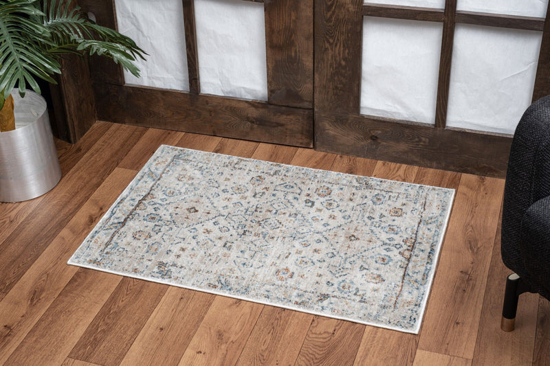 Noble - GC_GEN7002 Ivory 5' x 7' Area Rug