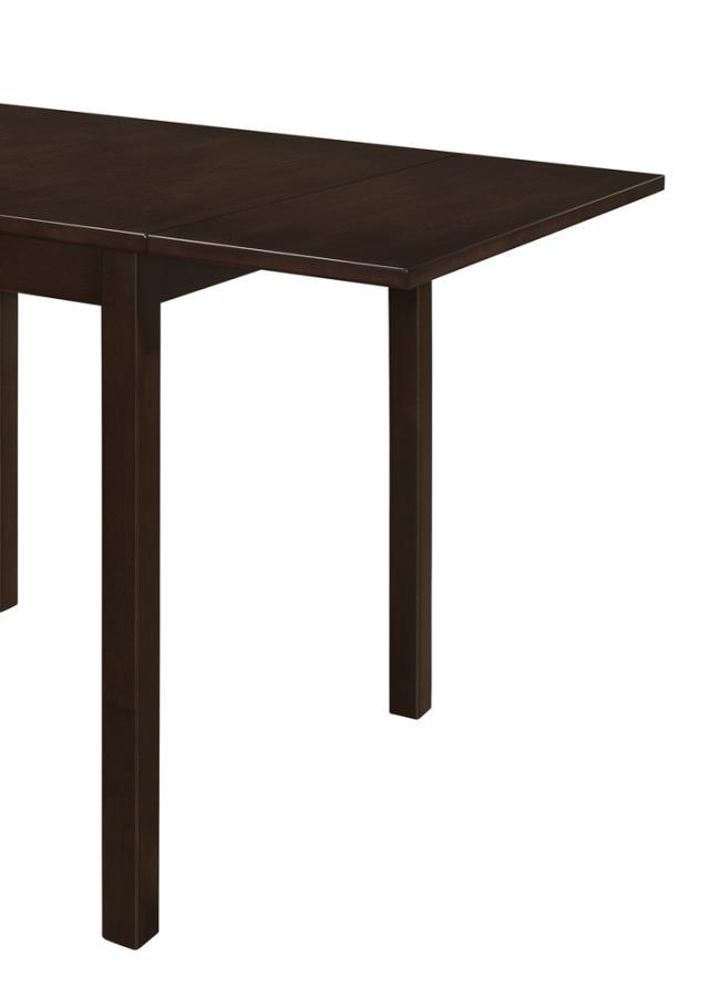 Kelso - Rectangular Dining Table With Drop Leaf - Cappuccino