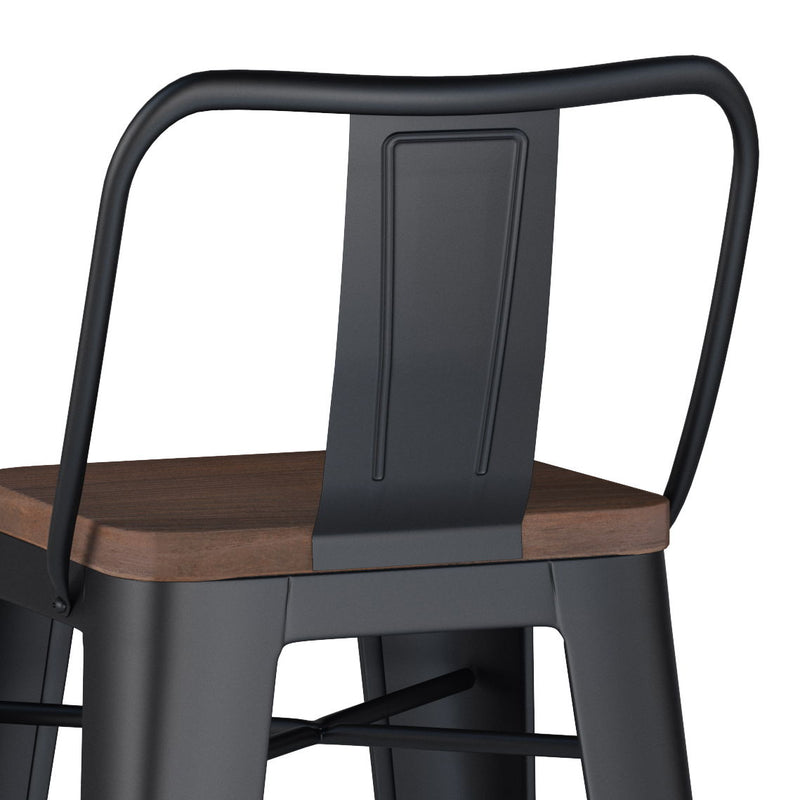 Rayne - 30" Metal / Wood Bar Stool (Set of 2)