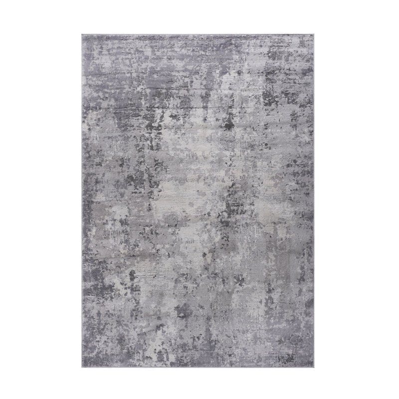 Marfi - 2' x 3' Abstract Non-Shedding Living Room Bedroom Dining Home Office Stylish And Stain Resistant Area Rug - Light Gray