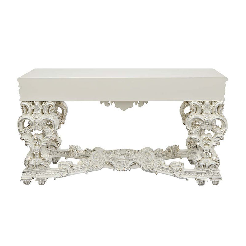 Adara - Sofa Table - Antique White Finish