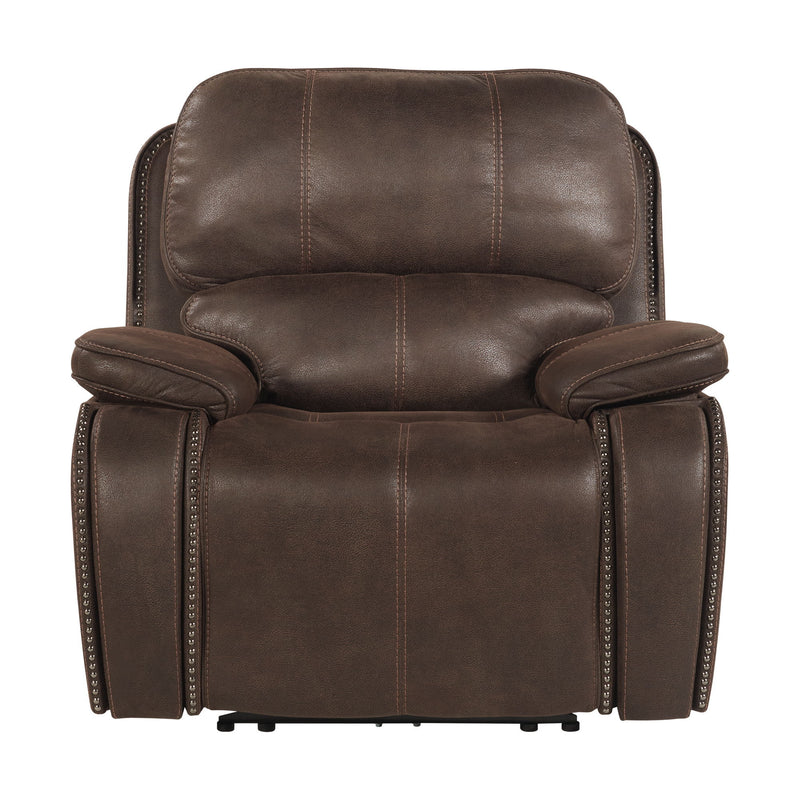 Atlantis - Power Motion Recliner With Power Head Recliner - Heritage Coffee