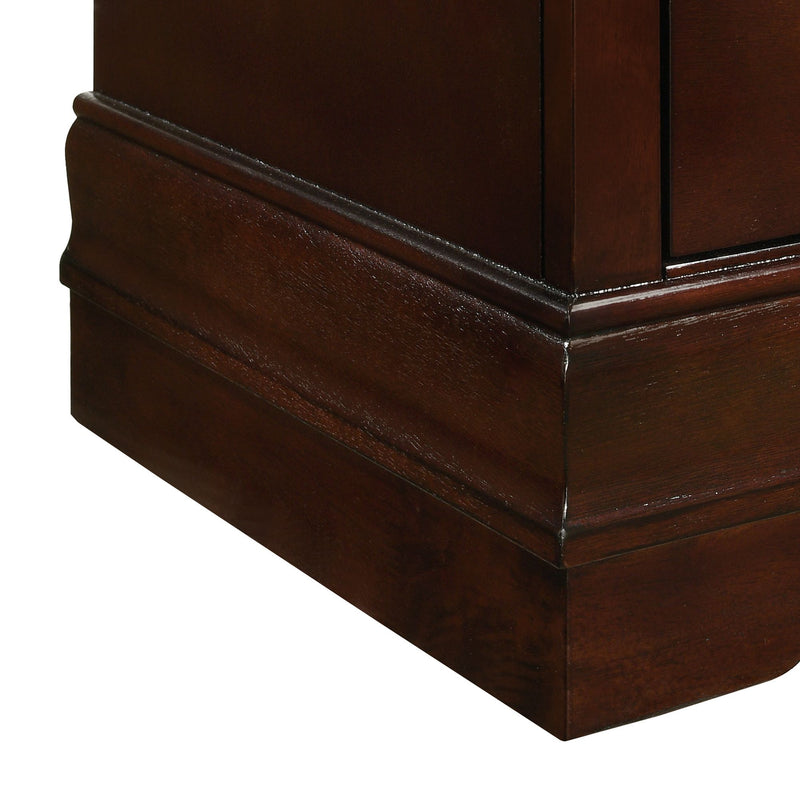 Louis Philippe - 5-Drawer Chest (Sturdy) - Cherry
