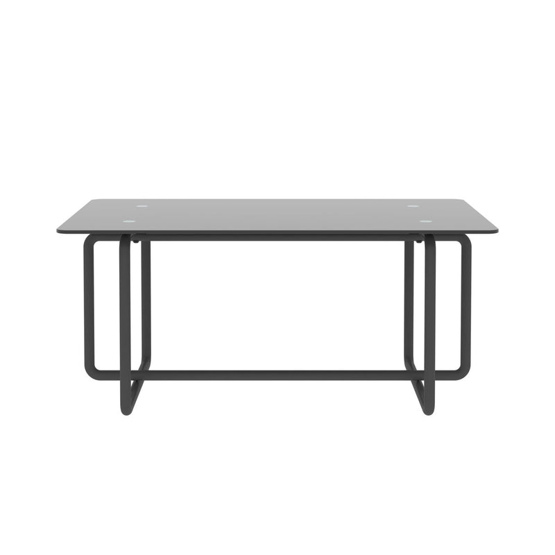 Modern Tempered Glass Tea Table Coffee Table, Table For Living Room