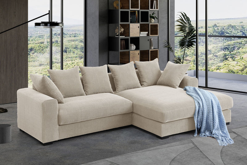 Naomi - 3 Piece Upholstered Sectional