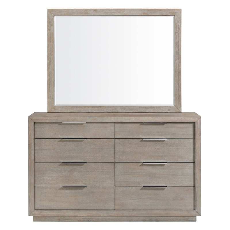 Arcadia - Dresser & Mirror Set - Grey