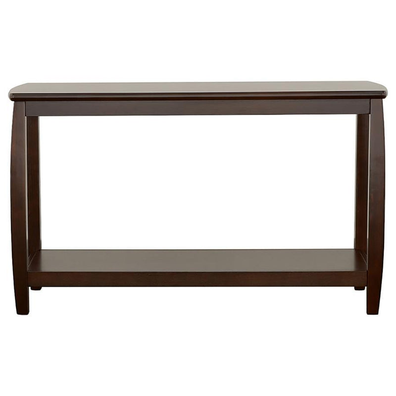 Dixon - Wood Entryway Console Table with Shelf - Espresso