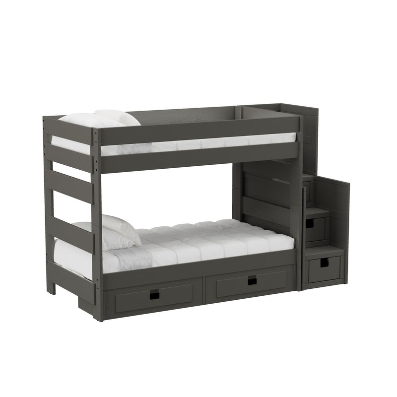 Cali Kids - Bunk With Staircase And Trundle