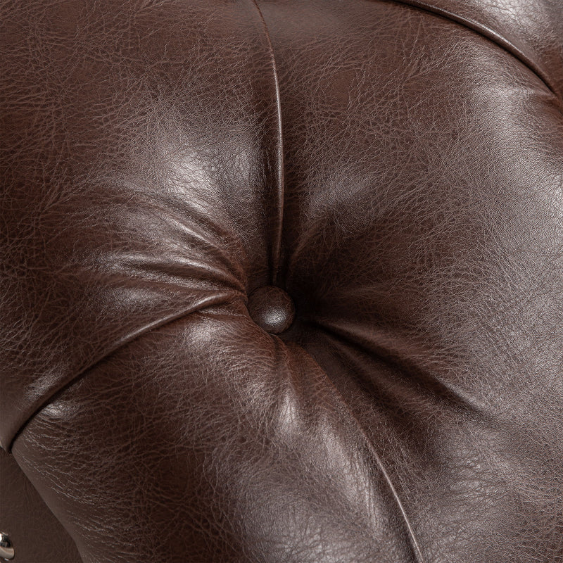 Tufted Armless Chaise Lounge