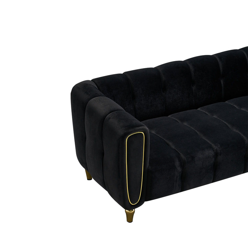 Modern Velvet Sofa For Living Room