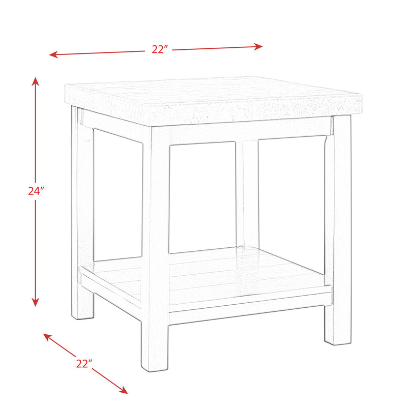 Kansas - 4274 End Table - Espresso