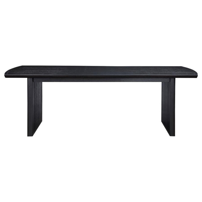 Brookmead - Rectangular Dining Table With 18" Removable Extension Leaf - Black