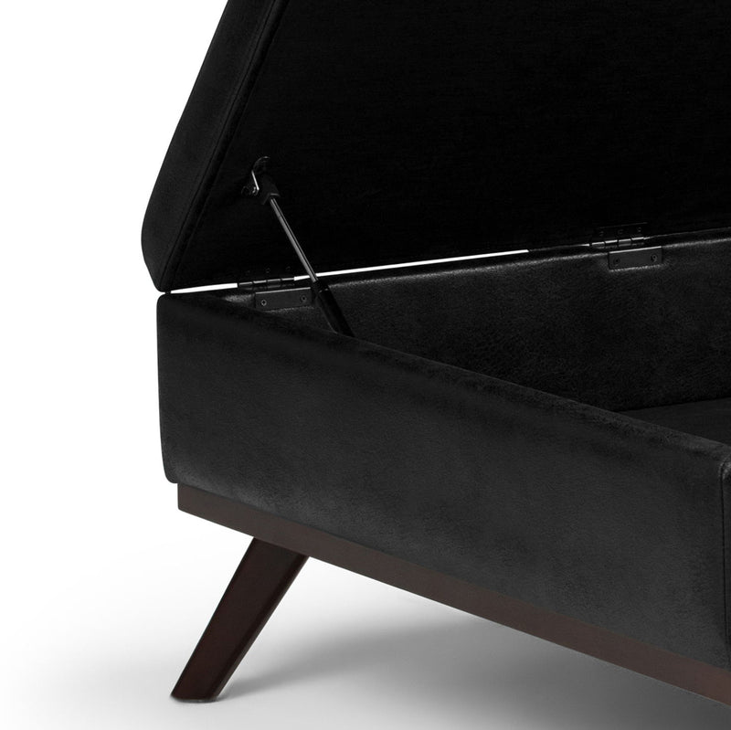 Owen - Square Coffee Table Storage Ottoman