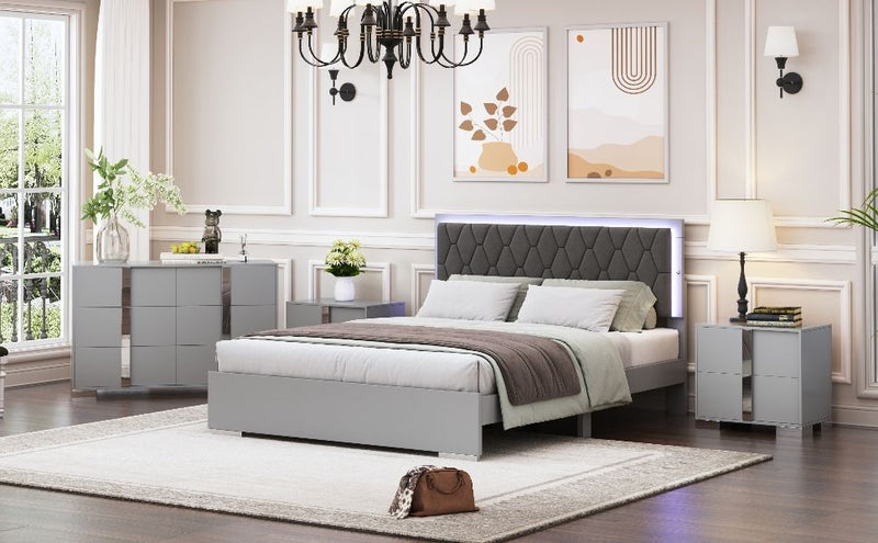 Upholstered Bedroom Set