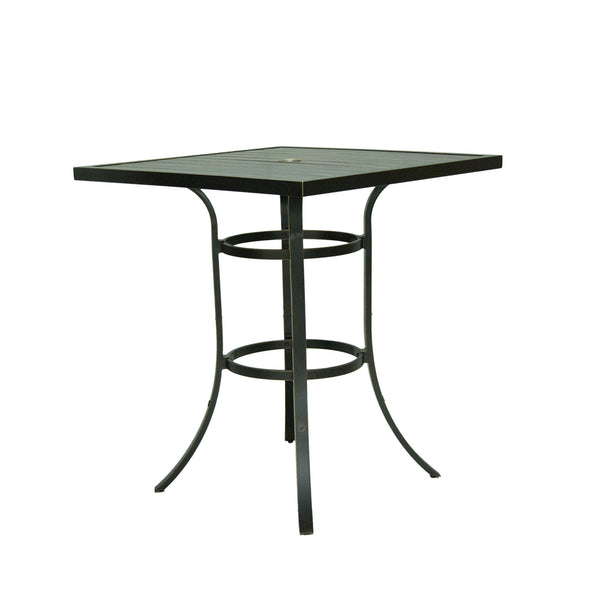 42" Square Bar Table For Indoor And Outdoor Use - Antique Brown