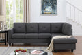 Santiago - Linen Sectional Sofa With Right Facing Chaise