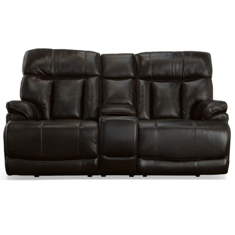 Clive - Power Reclining Loveseat with Console & Power Headrests & Lumbar