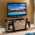 Home Entertainment Modern TV Stand With Two Drawers And Multi