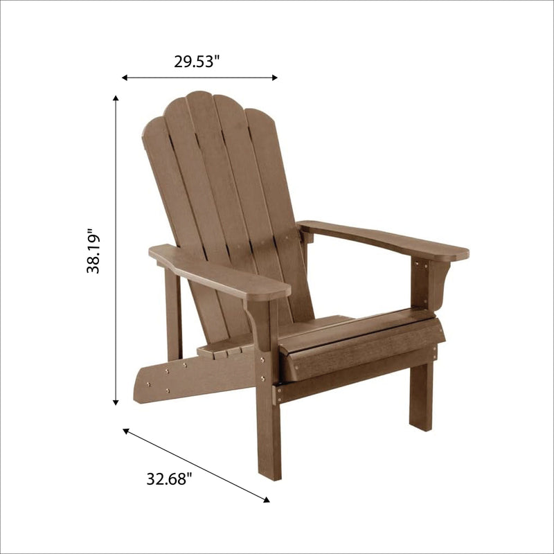 Key West - Outdoor Plastic Wood Adirondack Chair