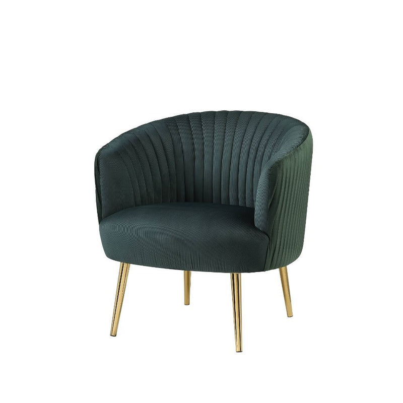 Sigurd Accent Chair - Green & Gold