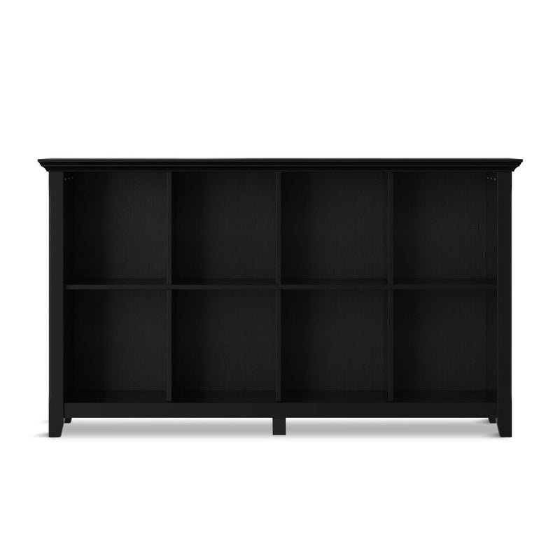 Acadian - 8 Cube Storage Sofa Table - Black