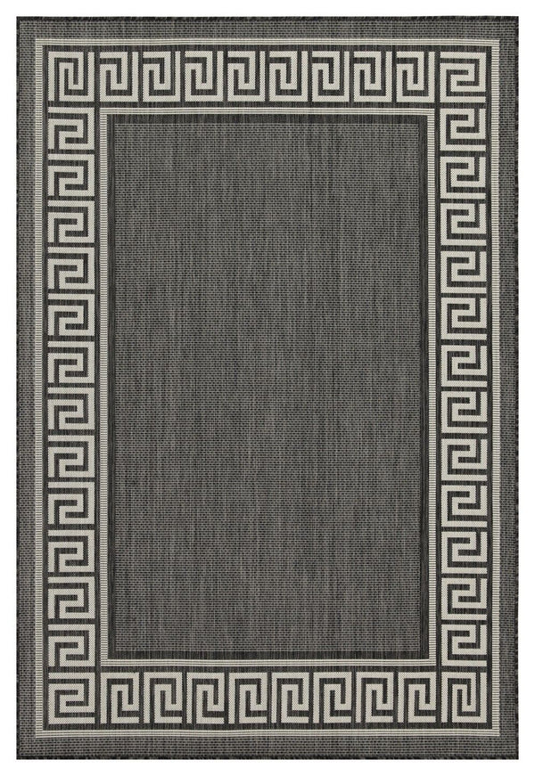 Sunshine - 7'10" X 10'3" Indoor / Outdoor, Area Rug - Anthracite