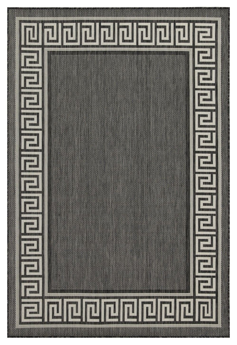 Sunshine - 7'10" X 10'3" Indoor / Outdoor, Area Rug - Anthracite