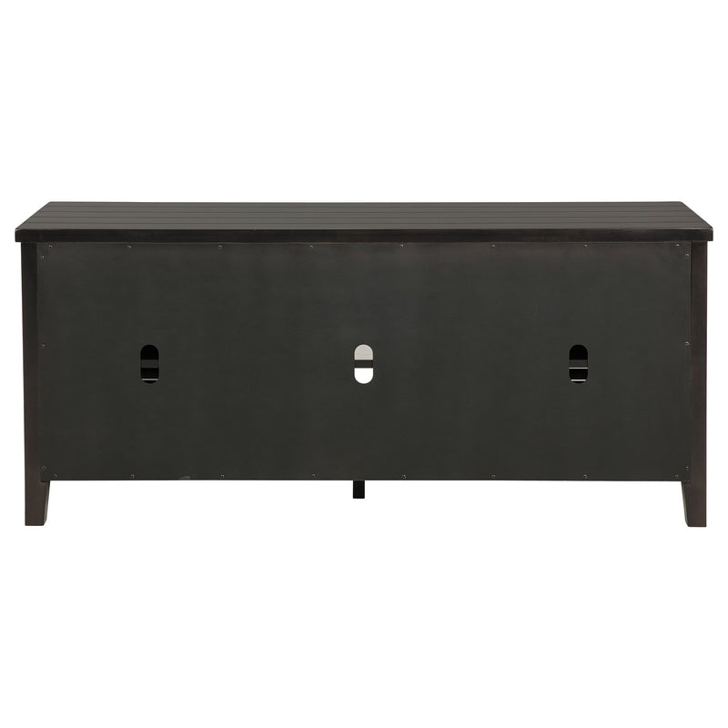 Concord - 2-Door 60" TV Stand Console - Distressed Java