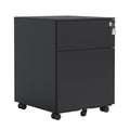 2 Drawer Mobile File Cabinet With Lock Steel File Cabinet For Legal / Letter / A4 / F4 Size / Home / Office Design