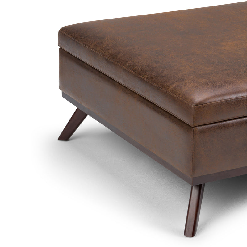 Owen - Square Coffee Table Storage Ottoman