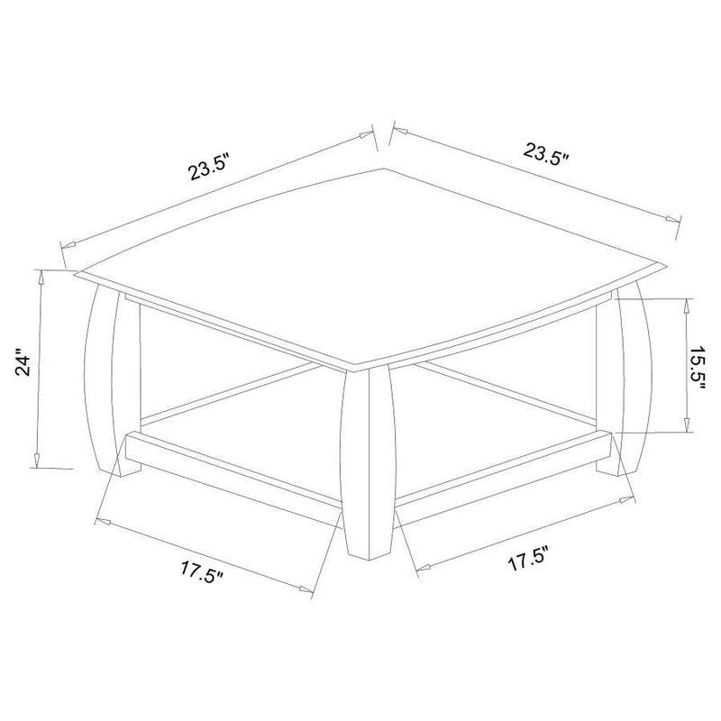 Dixon - 3 Piece Coffee Table Set - Espresso