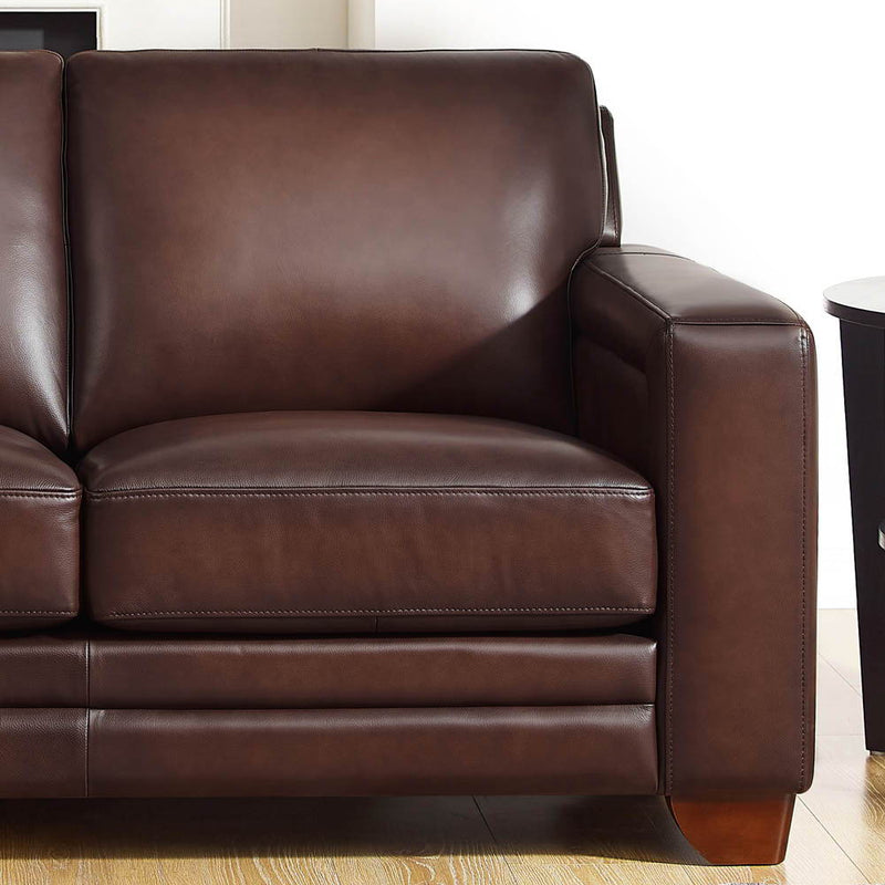 Aiden - Leather Loveseat