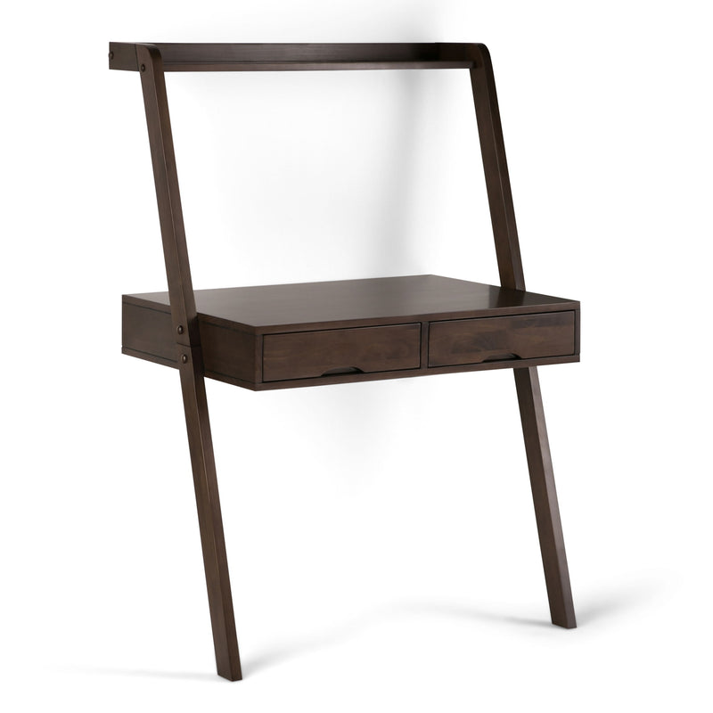 Aleck - Desk - Warm Walnut Brown