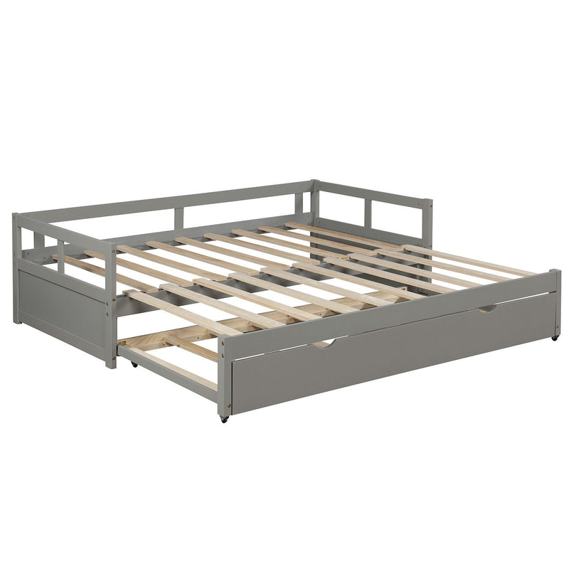 Extending Daybed With Trundle, Wooden Daybed With Trundle