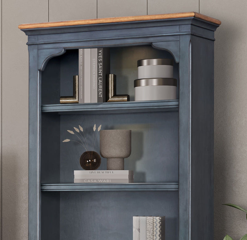 Americana - 84" Universal Pier Bookcase - Blue