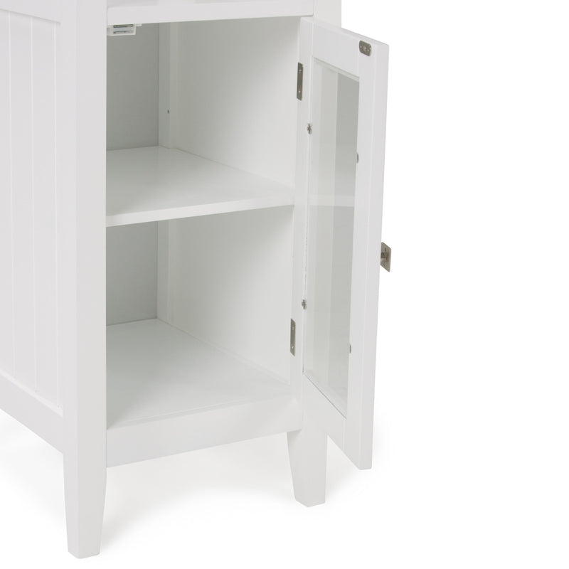 Acadian - Bath Storage Tower - Pure White