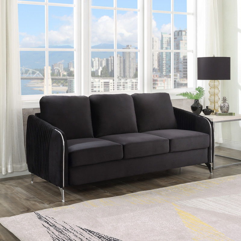 Hathaway - Velvet Modern Chic Sofa Couch