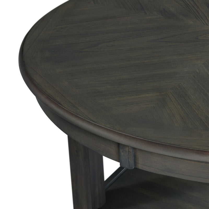 Amherst - Counter Table With Wood Leg - Grey Finish