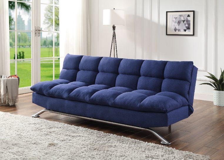 Petokea - Futon - Blue Fabric