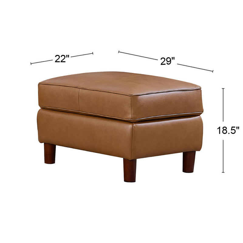 Bella - Leather Storage Ottoman