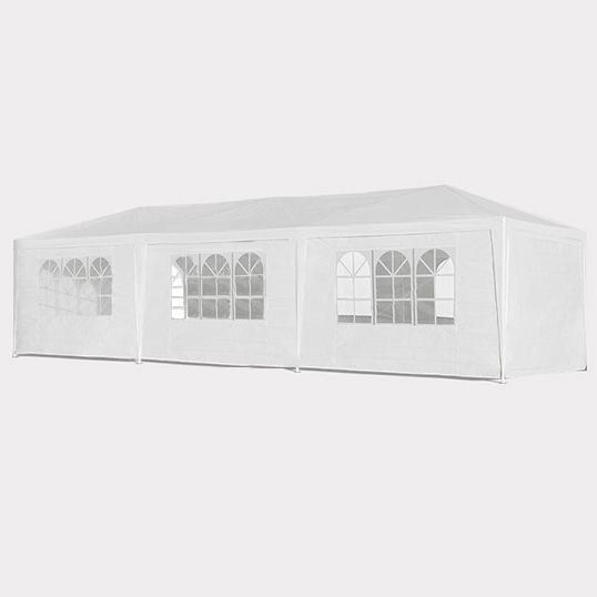 10X30' Wedding Party Canopy Tent Outdoor Gazebo With Removable Sidewalls