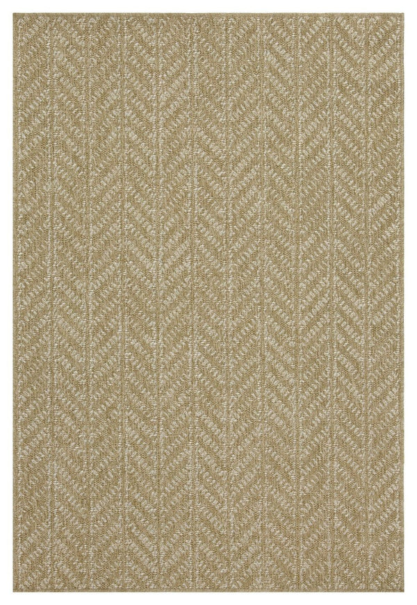 Earth - 5'3" X 7'3" Indoor / Outdoor Area Rug - Natural / White