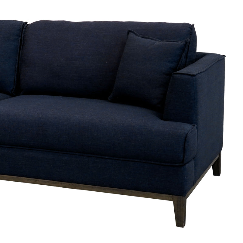 Aspen - Linen Sofa - Blue