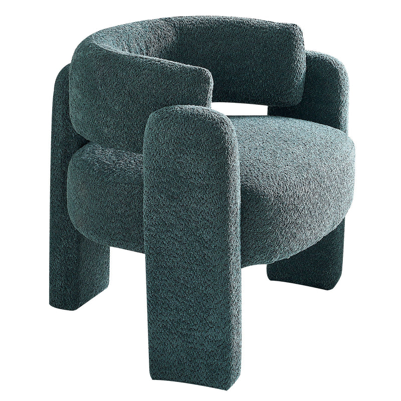 Boucle Upholstery Accent Chair