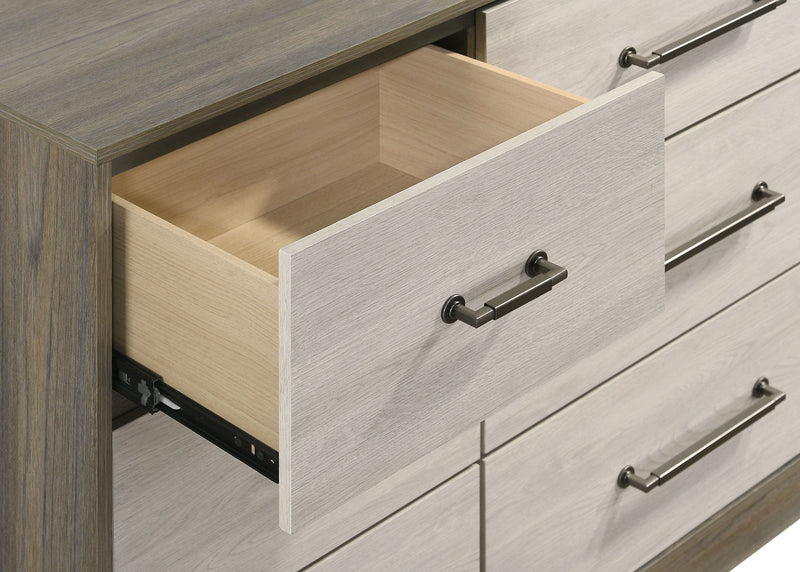 Fenwick - 9-Drawer Dresser - Gray Oak