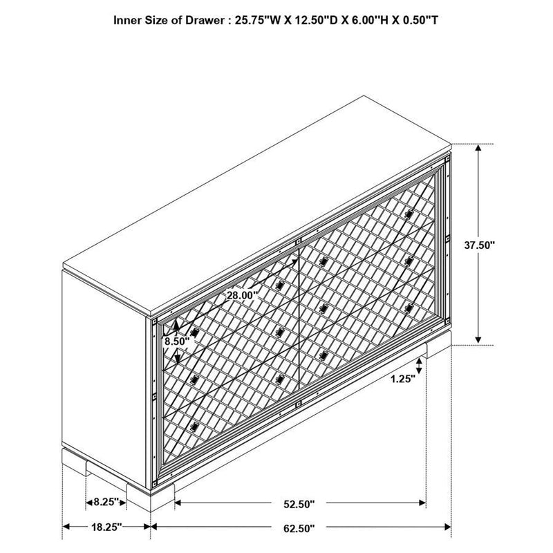 Eleanor - 6-Drawer Dresser