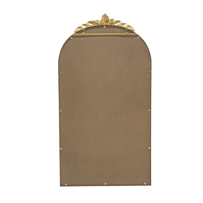 Arched Wall Mirror With Metal Frame, Wall Mirror For Living Room, Bedroom Hallway